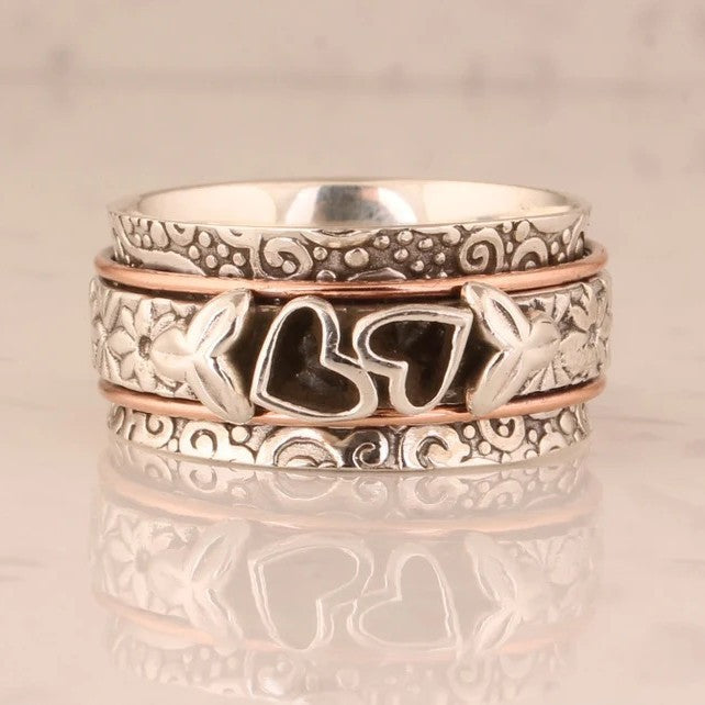 Engraved Silver Heritage Ring