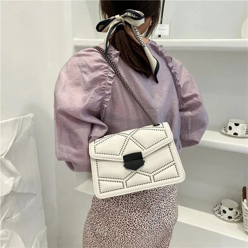 Elegant Shoulder Bag | Fashionable Faux Leather