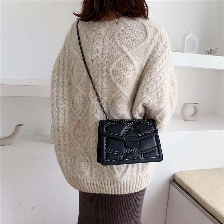 Elegant Shoulder Bag | Fashionable Faux Leather