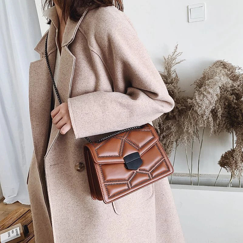 Elegant Shoulder Bag | Fashionable Faux Leather