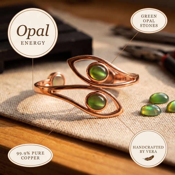 Harlow & Stone Opal Copper Bracelet