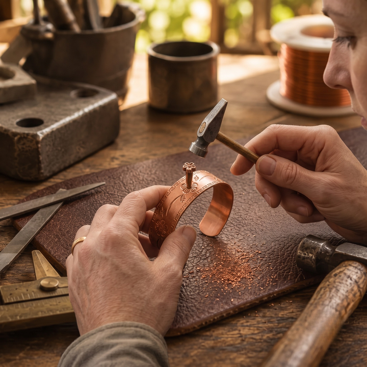 Harlow & Stone Fret Copper Bracelet