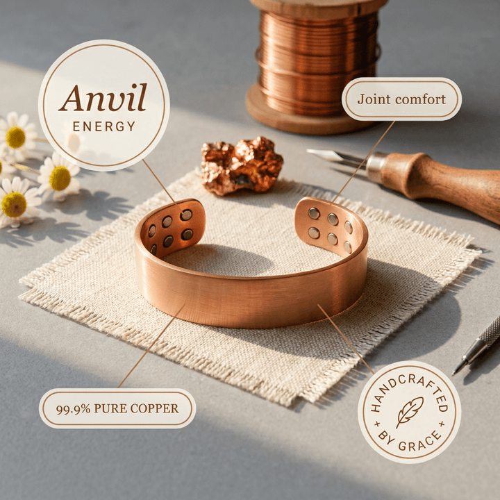 Harlow & Stone Anvil Copper Bracelet