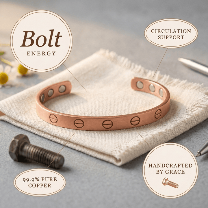 Harlow & Stone Bolt Copper Bracelet