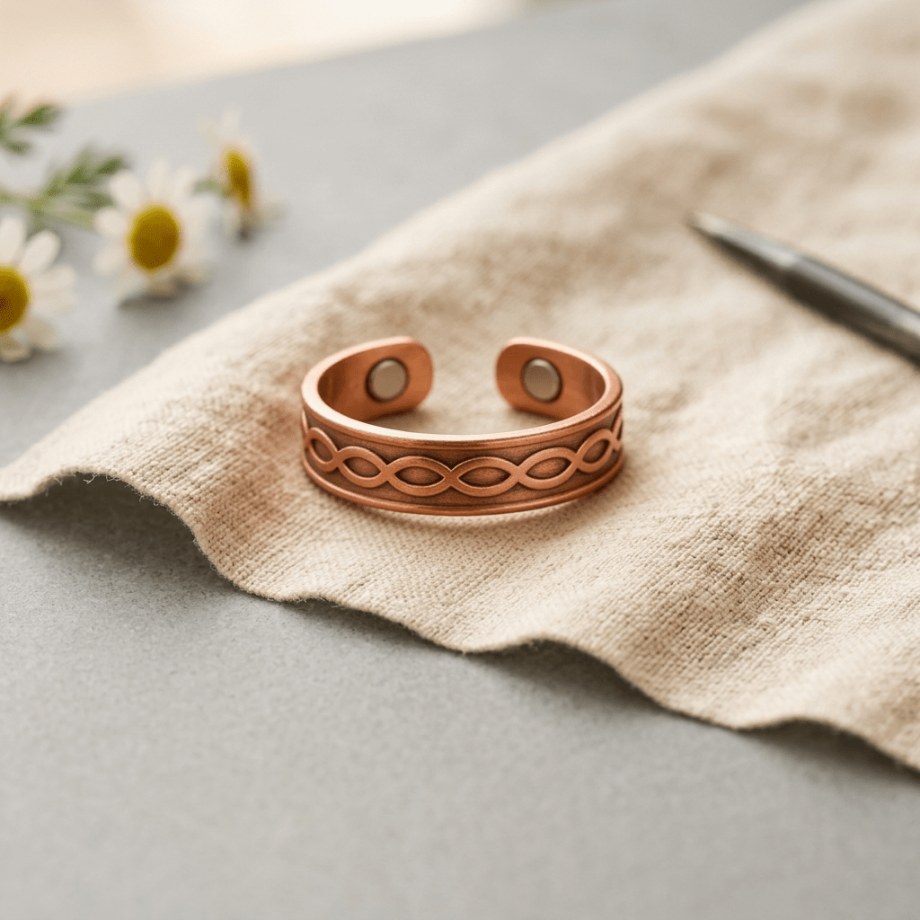 Harlow & Stone Char Copper Ring