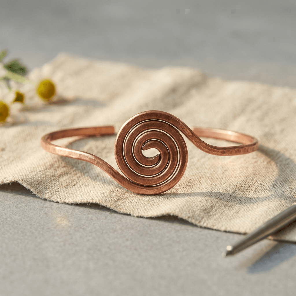 Harlow & Stone Coil Copper Anklet