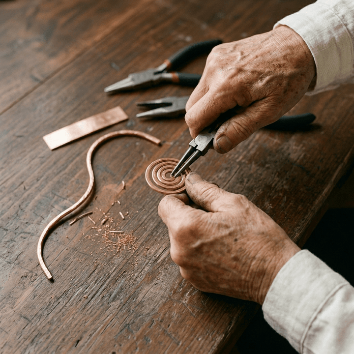 Harlow & Stone Coil Copper Anklet