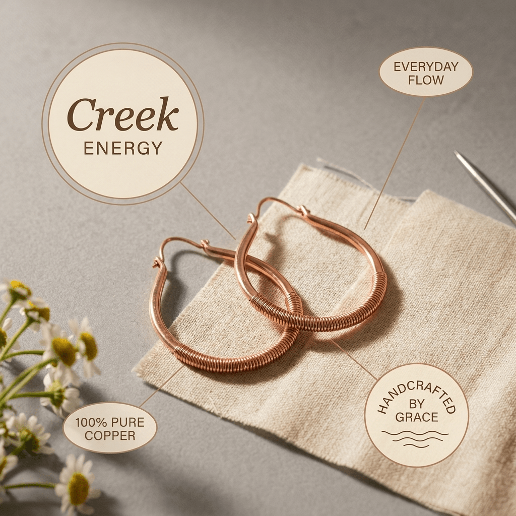 Harlow & Stone Creek Copper Earrings