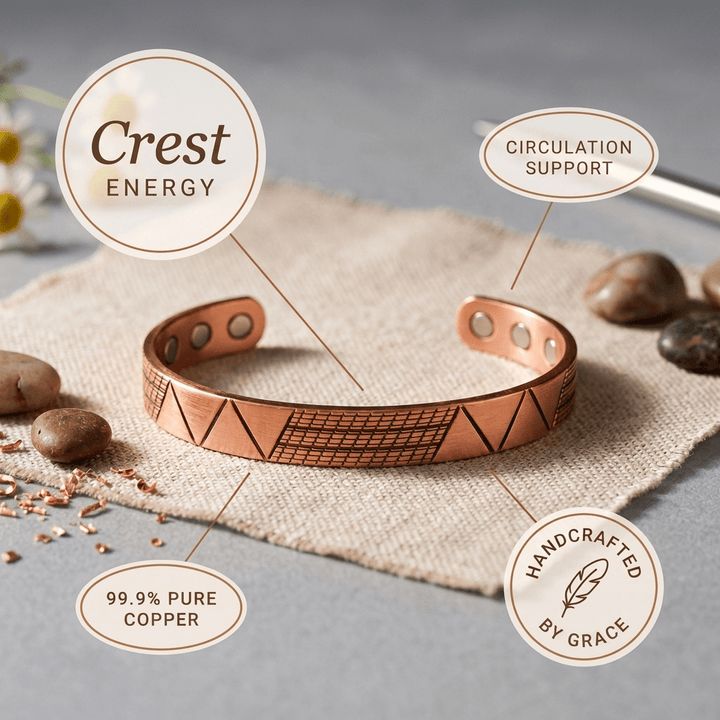 Harlow & Stone Crest Copper Bracelet