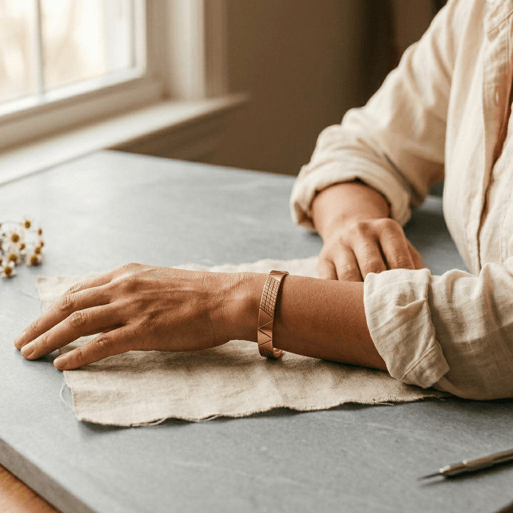 Harlow & Stone Crest Copper Bracelet