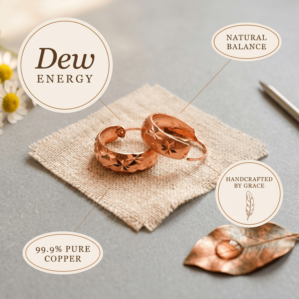 Harlow & Stone Dew Copper Earrings
