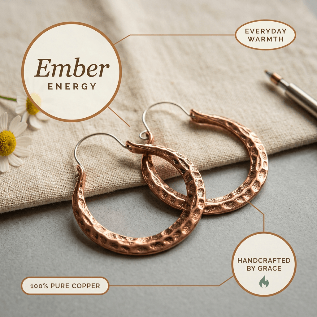 Harlow & Stone Ember Copper Earrings