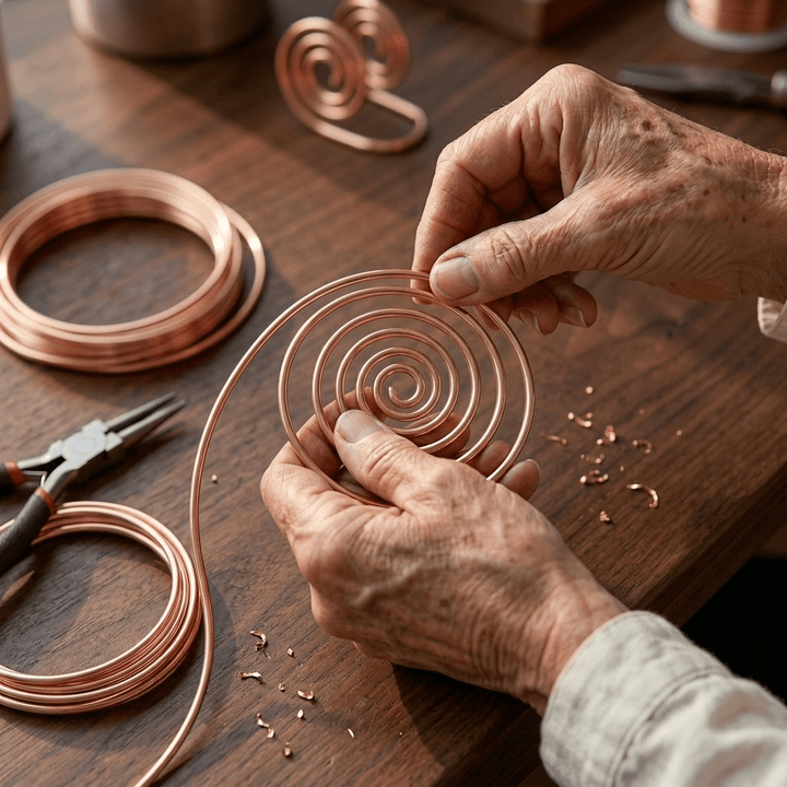Harlow & Stone Flow Copper Hand Spiral