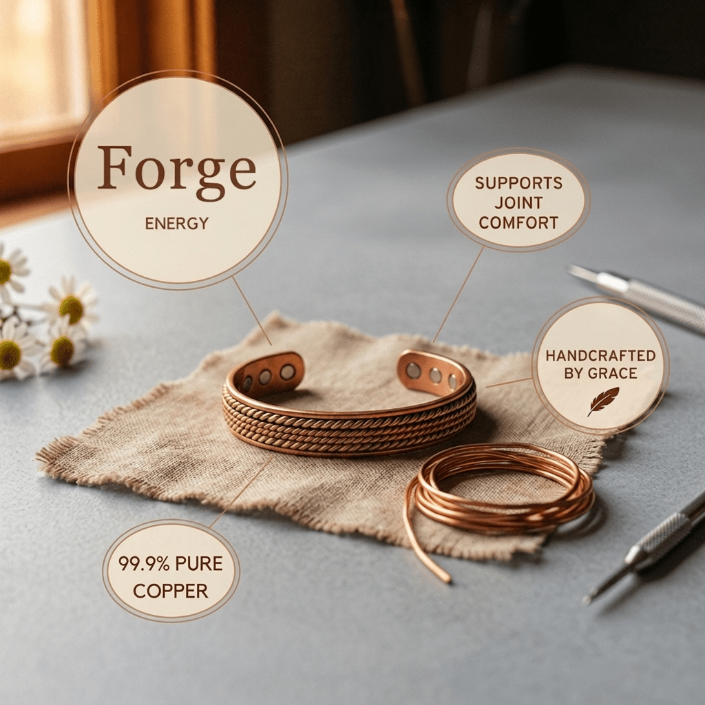 Harlow & Stone Forge Copper Bracelet
