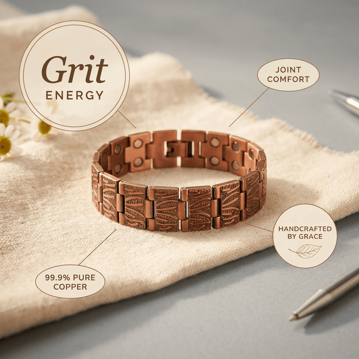 Harlow & Stone Grit Men's Copper Bracelet