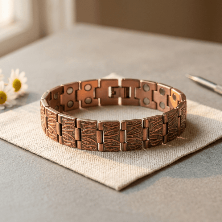 Harlow & Stone Grit Men's Copper Bracelet