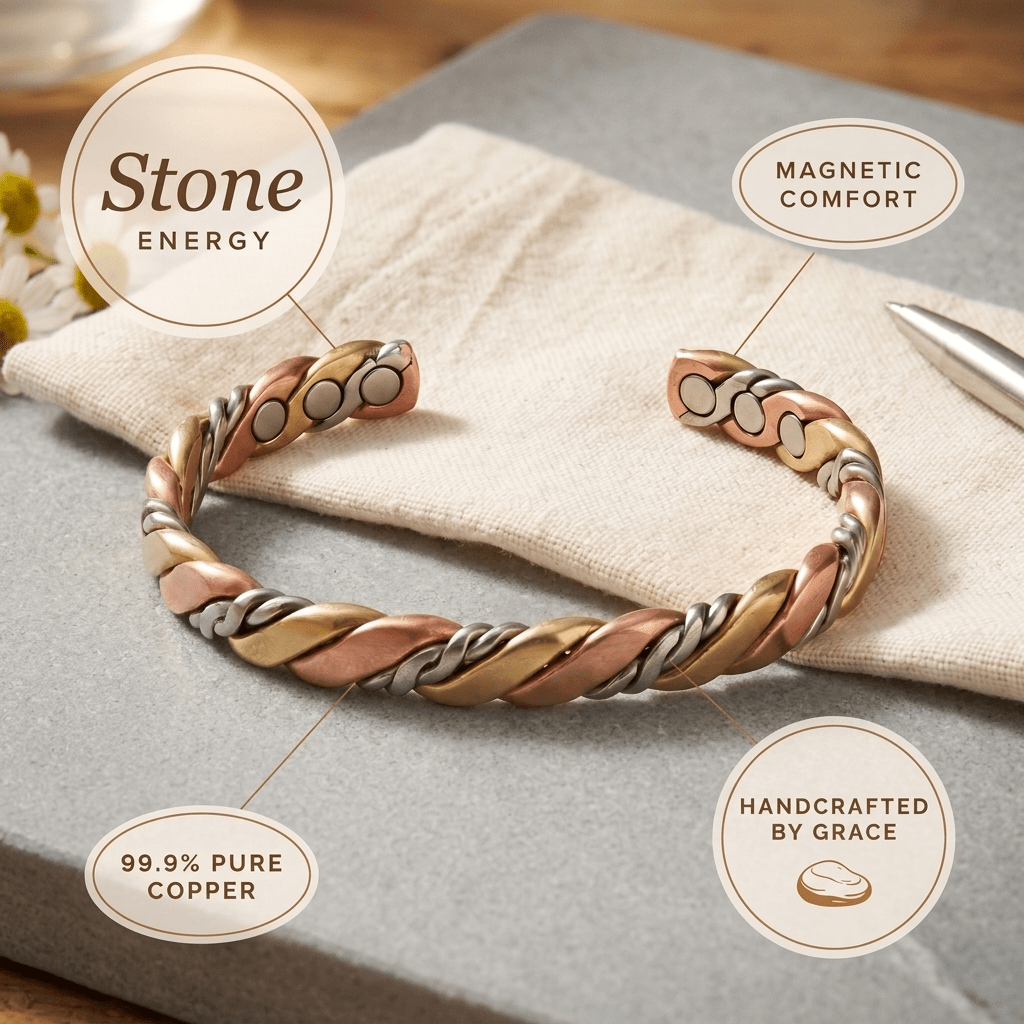 Harlow & Stone Jade Copper Bracelet