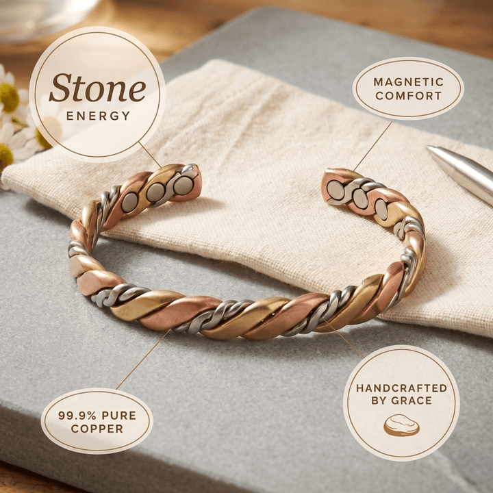 Harlow & Stone Jade Copper Bracelet