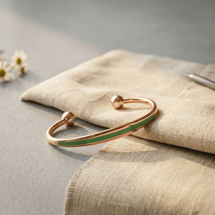 Harlow & Stone Jade Copper Bracelet