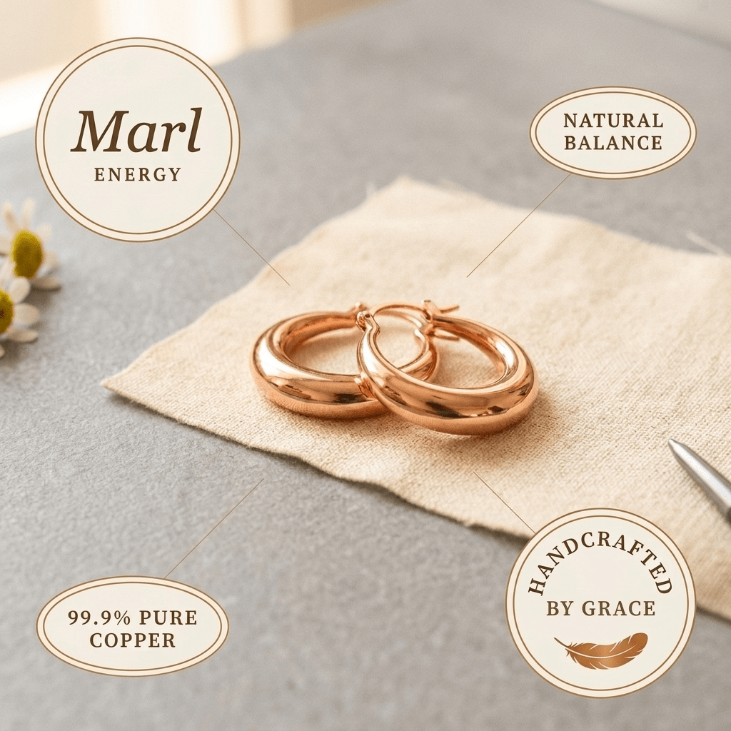 Harlow & Stone Marl Copper Earrings