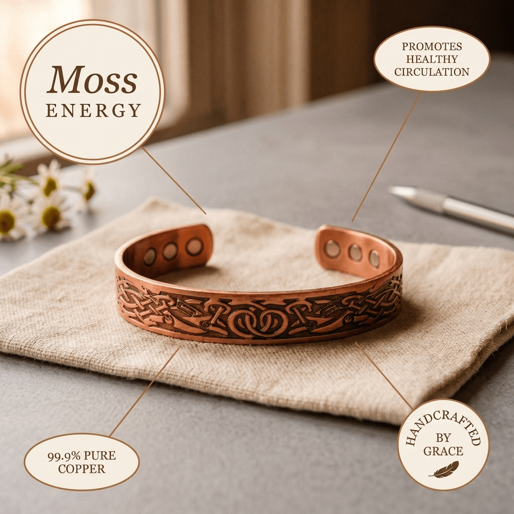 Harlow & Stone Moss Copper Bracelet