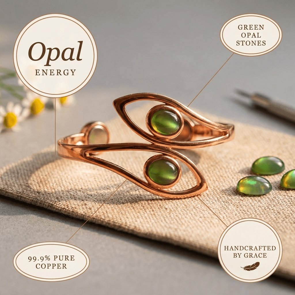 Harlow & Stone Opal Copper Bracelet
