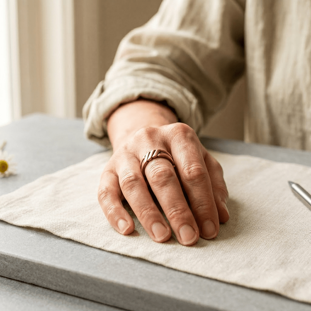 Harlow & Stone Peat Copper Ring