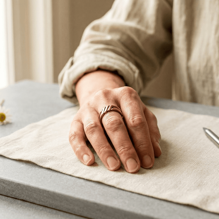 Harlow & Stone Peat Copper Ring