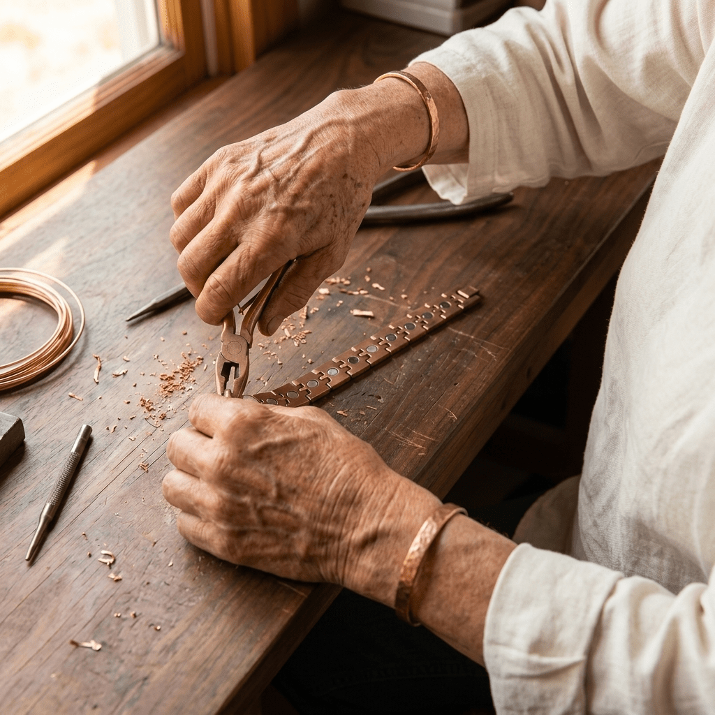 Harlow & Stone Pike Men's Copper Bracelet