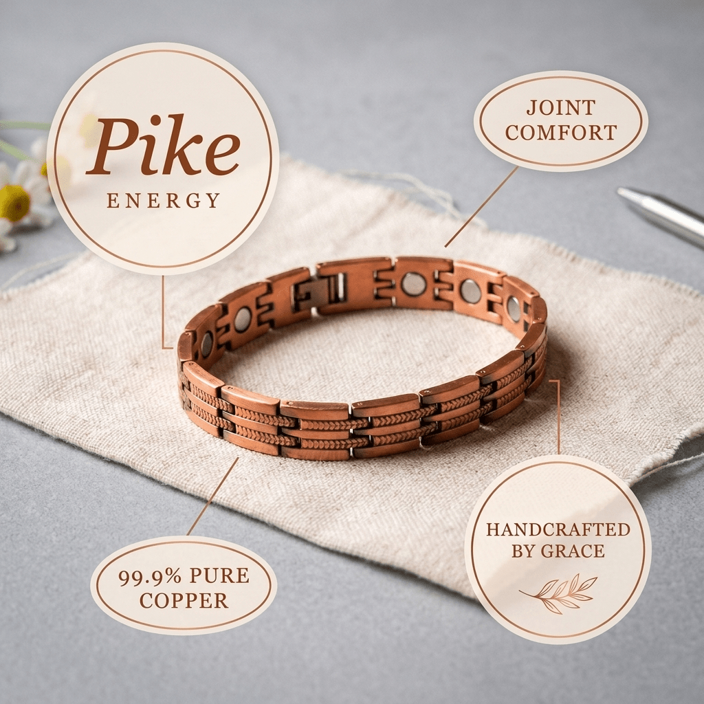 Harlow & Stone Pike Men's Copper Bracelet