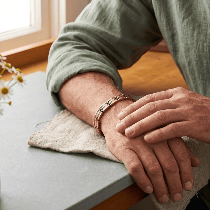 Harlow & Stone Pike Men's Copper Bracelet
