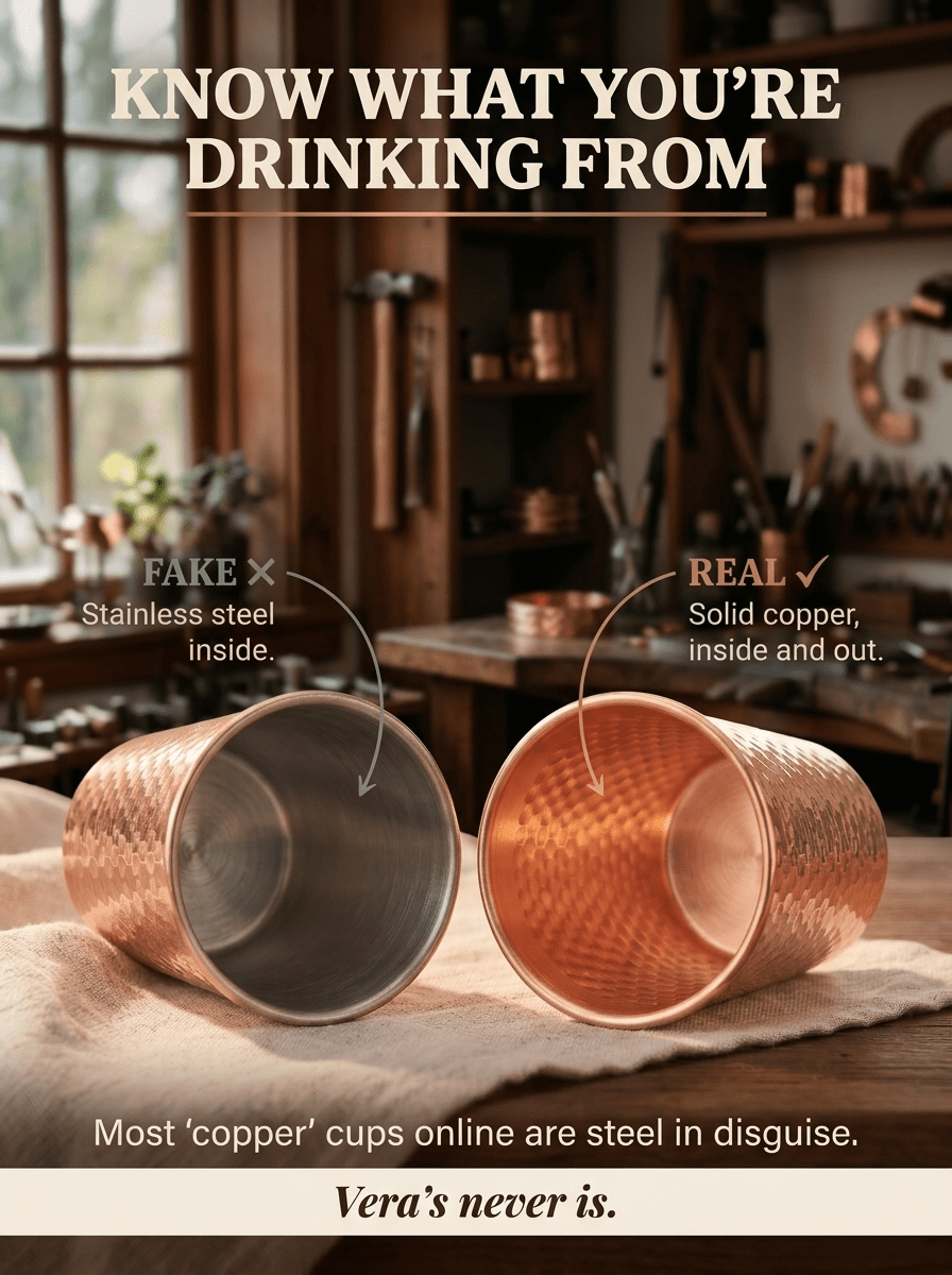 Harlow & Stone Pure Copper Cup