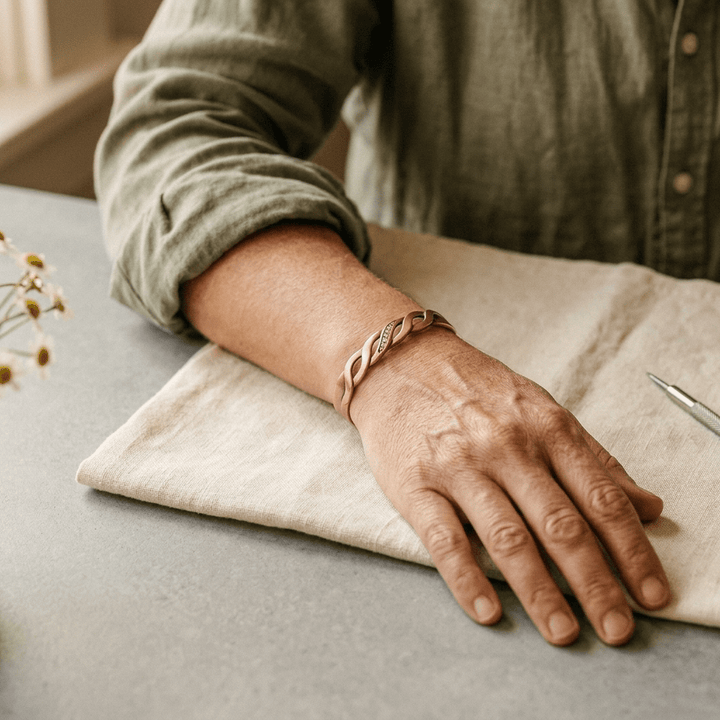 Harlow & Stone Seam Copper Bracelet