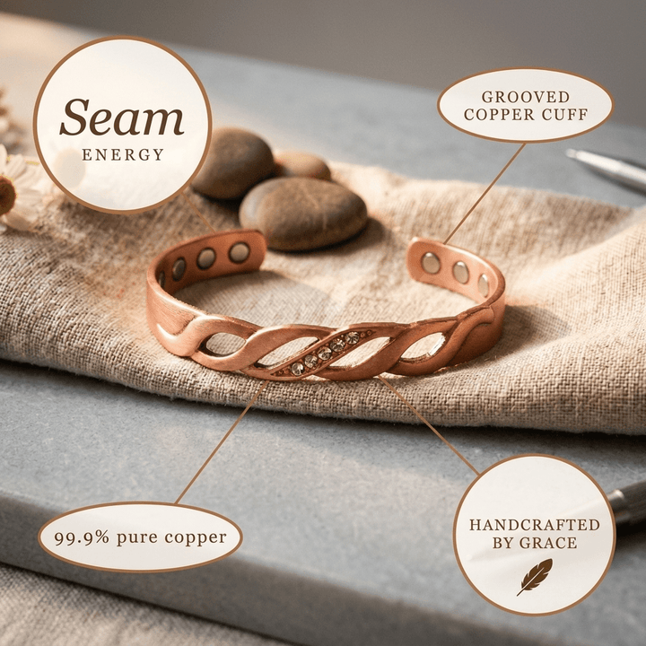 Harlow & Stone Seam Copper Bracelet