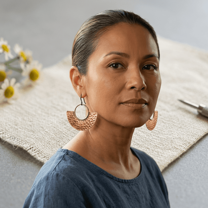 Harlow & Stone Sol Copper Earrings