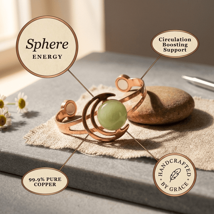 Harlow & Stone Sphere Green Copper Bracelet