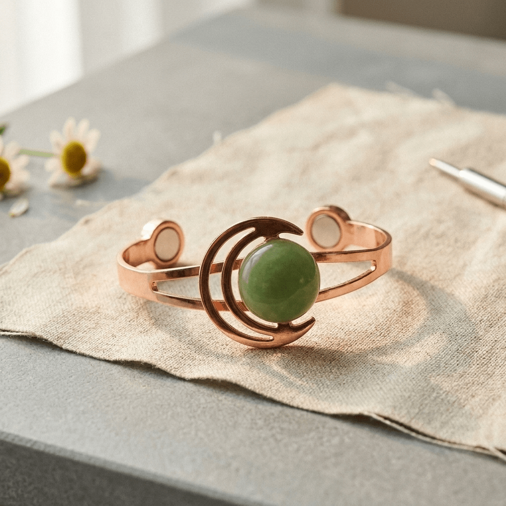 Harlow & Stone Sphere Green Copper Bracelet
