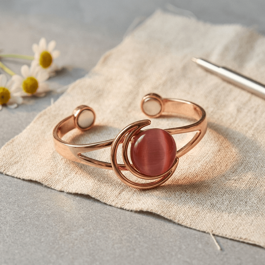 Harlow & Stone Sphere Pink Copper Bracelet