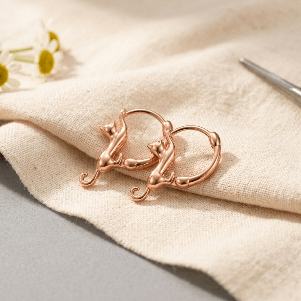 Harlow & Stone Swirl Copper Earrings