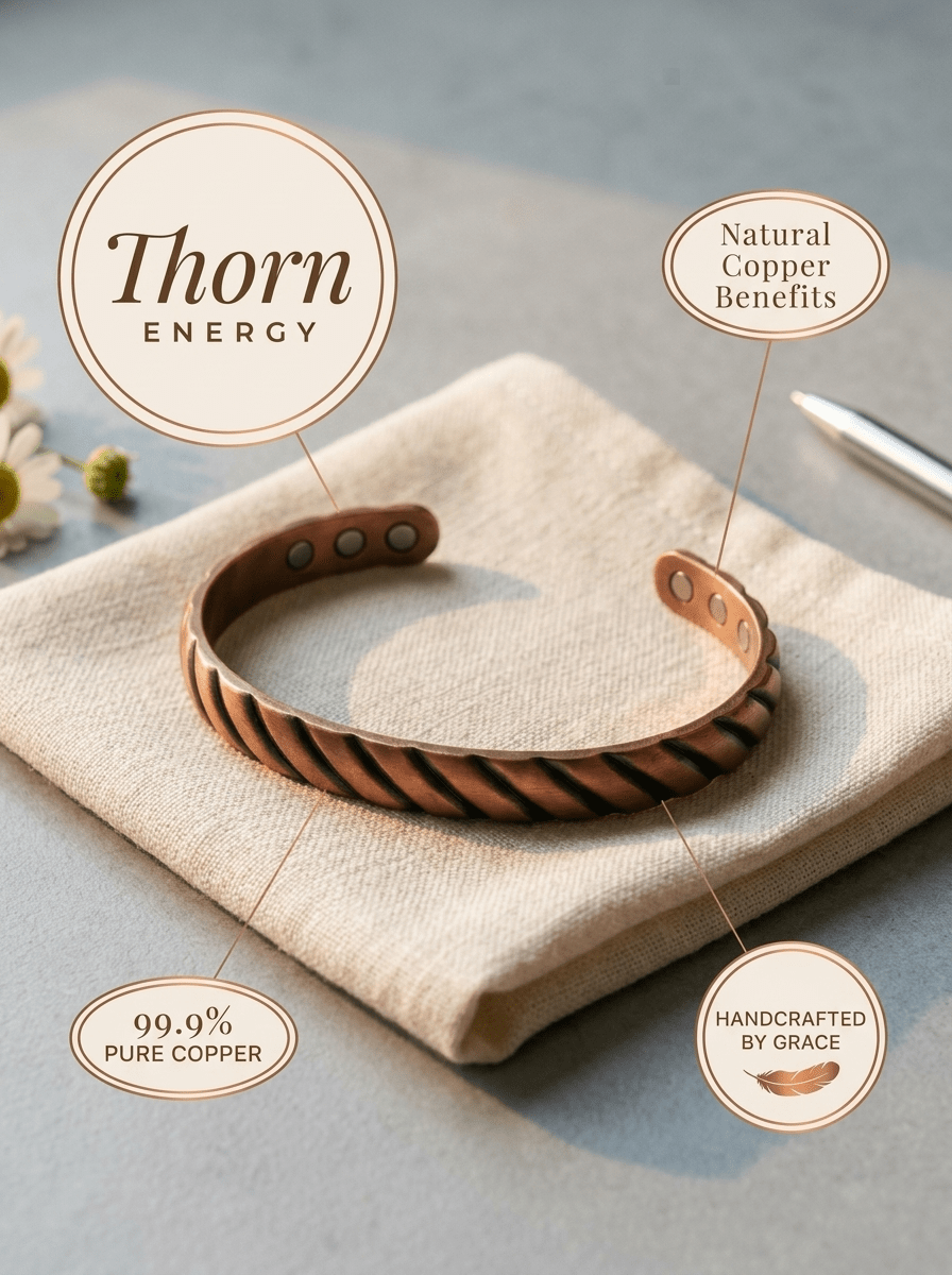 Harlow & Stone Thorn Copper Bracelet