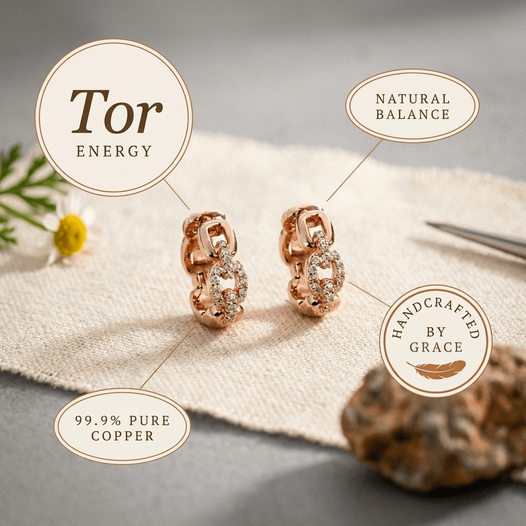 Harlow & Stone Tor Copper Earrings