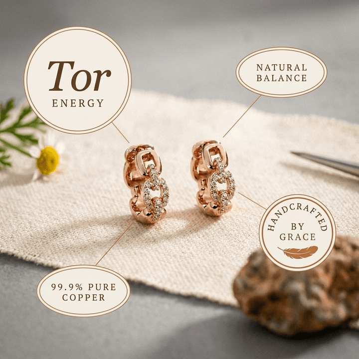Harlow & Stone Tor Copper Earrings