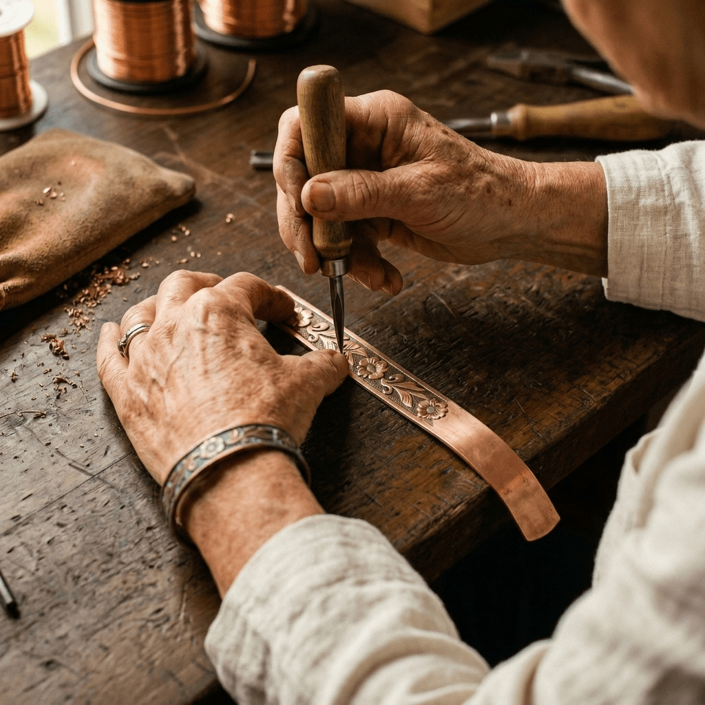 Harlow & Stone Vine Copper Bracelet