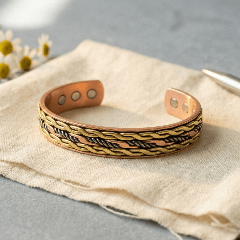 Harlow & Stone Knit Copper Bracelet