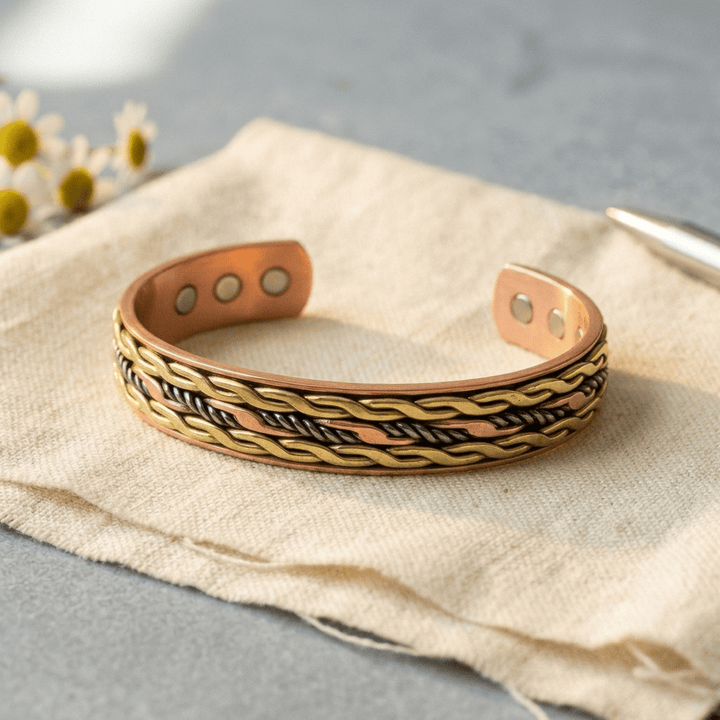 Harlow & Stone Knit Copper Bracelet