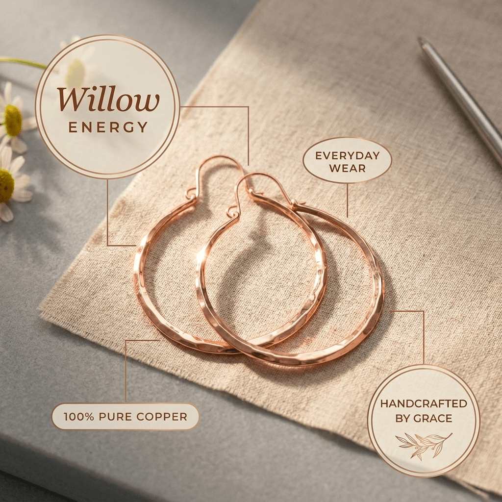 Harlow & Stone Willow Copper Earrings