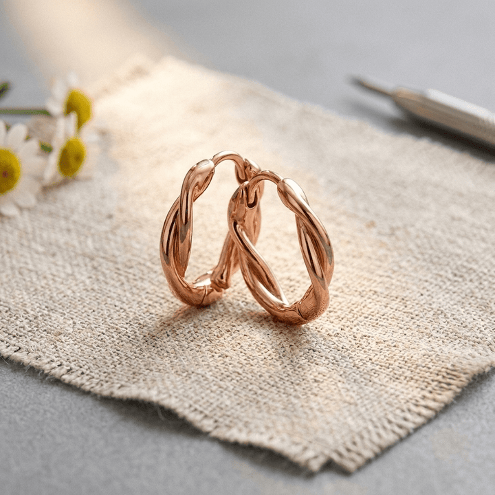 Harlow & Stone Wren Copper Hoop Earrings