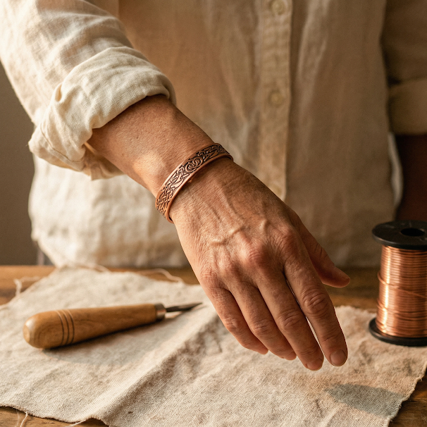 Harlow & Stone Moss Copper Bracelet