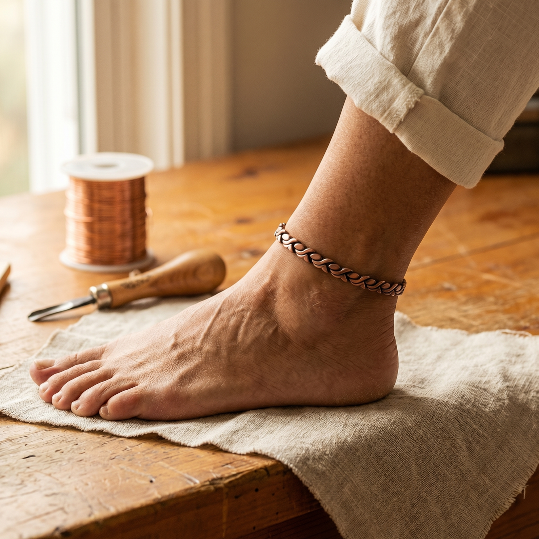 Harlow & Stone Dune Copper Anklet