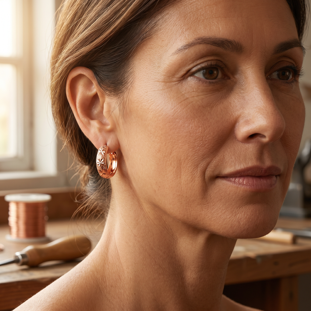 Harlow & Stone Dew Copper Earrings